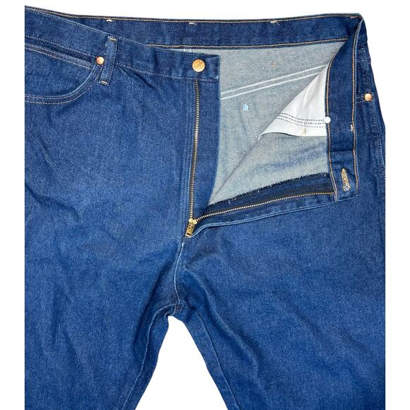 Wrangler‎ A001 Men’s Cowboy Cut 100% Cotton Western Blue Jeans 38 x 34 Preowned - Picture 6 of 9